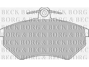 BORG & BECK BBP1406 stabdžių trinkelių rinkinys, diskinis stabdys 
 Techninės priežiūros dalys -> Papildomas remontas
357698151, 357698151B, 358698151B