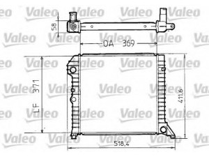 VALEO 810956 radiatorius, variklio aušinimas 
 Aušinimo sistema -> Radiatorius/alyvos aušintuvas -> Radiatorius/dalys
3446710.0, 34467100, 9031162, 9031162.2