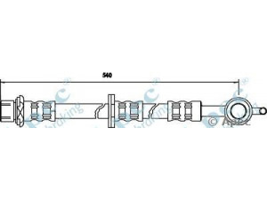 APEC braking HOS3511 stabdžių žarnelė 
 Stabdžių sistema -> Stabdžių žarnelės
9008094204, 9094702A45