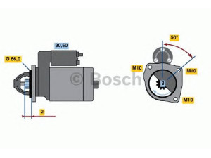 BOSCH 0 986 021 051 starteris 
 Elektros įranga -> Starterio sistema -> Starteris
77 00 104 674, 77 00 105 119, 77 11 134 530