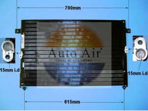 AUTO AIR GLOUCESTER 16-9717 kondensatorius, oro kondicionierius
CND040