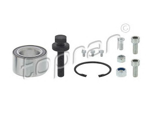 TOPRAN 109 697 rato guolio komplektas 
 Ašies montavimas/vairavimo mechanizmas/ratai -> Rato stebulė/montavimas -> Rato guolis
7D0 498 625