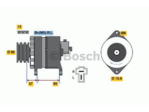 BOSCH 0 986 035 131 kintamosios srovės generatorius