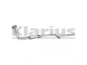 KLARIUS 150085 išleidimo kolektorius 
 Išmetimo sistema -> Išmetimo vamzdžiai
7686496, 7691011, 7686496, 7691011