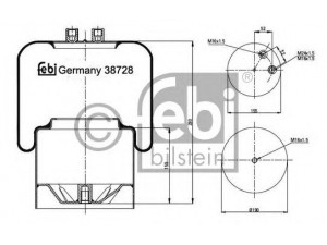 FEBI BILSTEIN 38728 dėklas, pneumatinė pakaba 
 Pakaba -> Pneumatinė pakaba
942 320 04 21