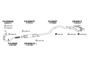 VENEPORTE 250491 išmetimo sistema 
 Išmetimo sistema -> Išmetimo sistema, visa