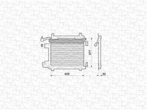 MAGNETI MARELLI 350203207000 kondensatorius, oro kondicionierius 
 Oro kondicionavimas -> Kondensatorius
7700811354, 7700825300