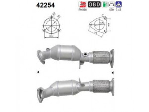 AS 42254 katalizatoriaus keitiklis 
 Išmetimo sistema -> Katalizatoriaus keitiklis
7L8254300AX, 7L8254300AX