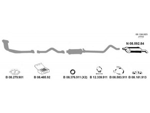 EBERSPÄCHER 082118 išmetimo sistema 
 Išmetimo sistema -> Išmetimo sistema, visa