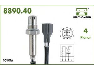 MTE-THOMSON 8890.40.046 lambda jutiklis 
 Išmetimo sistema -> Jutiklis/zondas
89467-28010, 89467-28010