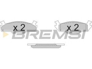 BREMSI BP2162 stabdžių trinkelių rinkinys, diskinis stabdys 
 Techninės priežiūros dalys -> Papildomas remontas
321698151B, 321698151D, 321698151E