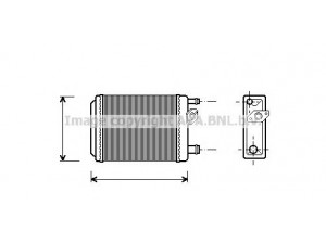 AVA QUALITY COOLING RT6097 šilumokaitis, salono šildymas 
 Šildymas / vėdinimas -> Šilumokaitis
7701023590, 7701201683