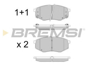 BREMSI BP3547 stabdžių trinkelių rinkinys, diskinis stabdys
58101-1KA00, 58101-2SA00, 58101-3SA26