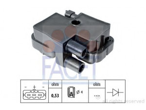 FACET 9.6317 ritė, uždegimas 
 Kibirkšties / kaitinamasis uždegimas -> Uždegimo ritė
5098138AA, A 000 158 73 03, A 000 158 78 03