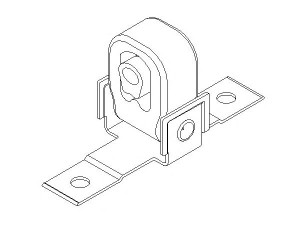 KLARIUS 420391 laikantysis rėmas, duslintuvas
6X0253144B