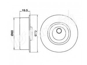IPS Parts ITB-6518 įtempiklis, paskirstymo diržas 
 Diržinė pavara -> Paskirstymo diržas/komplektas -> Dirželio įtempiklis (įtempimo blokas)
MD040754, 23357-32000, 23357-32010