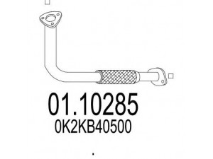 MTS 01.10285 išleidimo kolektorius 
 Išmetimo sistema -> Išmetimo vamzdžiai
0K2KB40500