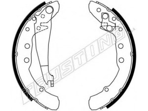 TRUSTING 016.021 stabdžių trinkelių komplektas 
 Techninės priežiūros dalys -> Papildomas remontas
357609525C, 357609526C, 357609527E