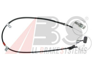 A.B.S. K18757 trosas, stovėjimo stabdys 
 Stabdžių sistema -> Valdymo svirtys/trosai
54402-60G00, 54402-60G10, 54402-62G00