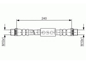 BOSCH 1 987 481 666 stabdžių žarnelė 
 Stabdžių sistema -> Stabdžių žarnelės
4806 H5, 1401070380, 4806 H5