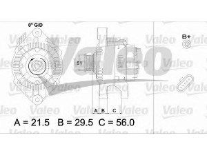 VALEO 436752 kintamosios srovės generatorius 
 Elektros įranga -> Kint. sr. generatorius/dalys -> Kintamosios srovės generatorius
6204065, 10295857, 10295857, 6204065