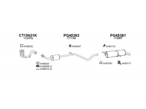 VENEPORTE 450654 išmetimo sistema 
 Išmetimo sistema -> Išmetimo sistema, visa