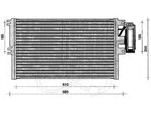 ELECTRO AUTO 30O0021 kondensatorius, oro kondicionierius
1618073, 1850062, 52464526