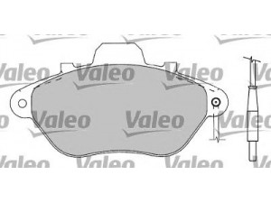 VALEO 597117 stabdžių trinkelių rinkinys, diskinis stabdys 
 Techninės priežiūros dalys -> Papildomas remontas
4252-96, 425296, 95651046, 95654086