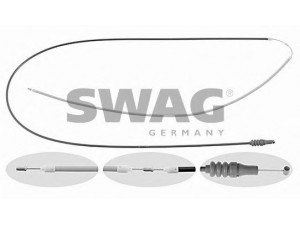 SWAG 10 92 6682 gaubto trosas 
 Kėbulas -> Transporto priemonės galas -> Gaubtas/dalys/garso izoliacinė medžiaga
129 880 00 59