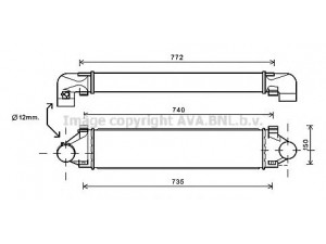 AVA QUALITY COOLING VOA4173 tarpinis suslėgto oro aušintuvas, kompresorius 
 Variklis -> Oro tiekimas -> Įkrovos agregatas (turbo/superįkrova) -> Tarpinis suslėgto oro aušintuvas
30741669, 31273910, 31319423, 31338475