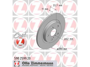 ZIMMERMANN 590.2599.20 stabdžių diskas 
 Dviratė transporto priemonės -> Stabdžių sistema -> Stabdžių diskai / priedai
42431-05070