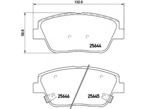 HELLA PAGID 8DB 355 020-551 stabdžių trinkelių rinkinys, diskinis stabdys 
 Techninės priežiūros dalys -> Papildomas remontas
581012TA50, 581013QA50, 581014UA00