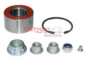 METZGER WM 1100 rato guolio komplektas 
 Ašies montavimas/vairavimo mechanizmas/ratai -> Rato stebulė/montavimas -> Rato guolis
6N0 498 625