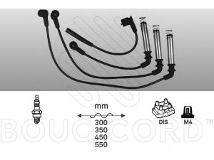 BOUGICORD 4152 uždegimo laido komplektas 
 Kibirkšties / kaitinamasis uždegimas -> Uždegimo laidai/jungtys
16 12 543, 16 12 591, 16 12 592