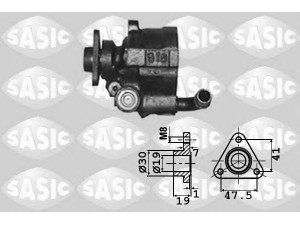 SASIC 7076014 hidraulinis siurblys, vairo sistema