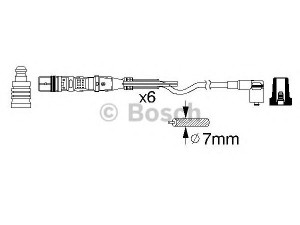 BOSCH 0 986 356 348 uždegimo laido komplektas 
 Kibirkšties / kaitinamasis uždegimas -> Uždegimo laidai/jungtys
021 905 409 AD