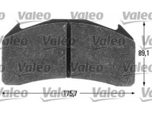 VALEO 541701 stabdžių trinkelių rinkinys, diskinis stabdys 
 Techninės priežiūros dalys -> Papildomas remontas
3093531, 3093531