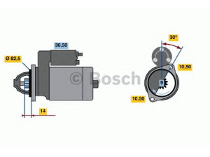 BOSCH 0 986 015 341 starteris 
 Elektros įranga -> Starterio sistema -> Starteris
23300 31W00, 23300 31W04, 23300 G7003