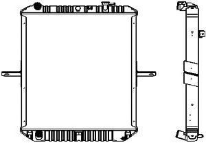SAKURA  Automotive 1241-0324 radiatorius, variklio aušinimas