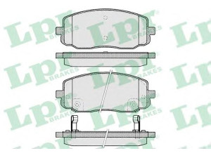LPR 05P1220 stabdžių trinkelių rinkinys, diskinis stabdys 
 Techninės priežiūros dalys -> Papildomas remontas
581010XA01, 581010XA10, 5810107A10