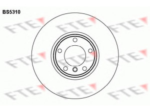 FTE BS5310 stabdžių diskas 
 Dviratė transporto priemonės -> Stabdžių sistema -> Stabdžių diskai / priedai
34 11 0 392 525, 34 11 1 165 859