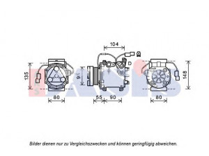 AKS DASIS 852674N kompresorius, oro kondicionierius 
 Oro kondicionavimas -> Kompresorius/dalys
7813A268, 7813A314, MR958135