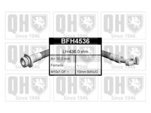 QUINTON HAZELL BFH4536 stabdžių žarnelė 
 Stabdžių sistema -> Stabdžių žarnelės
FBH 6038, 8.94403.322.3, 91 142 432