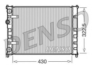 DENSO DRM26007 radiatorius, variklio aušinimas 
 Aušinimo sistema -> Radiatorius/alyvos aušintuvas -> Radiatorius/dalys
6K0121253C, 6K0121253J, 6K0121253R