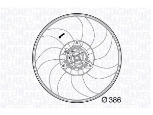 MAGNETI MARELLI 069422563010 ventiliatorius, radiatoriaus 
 Aušinimo sistema -> Oro aušinimas
13 41 390, 1341390, 55 70 2179