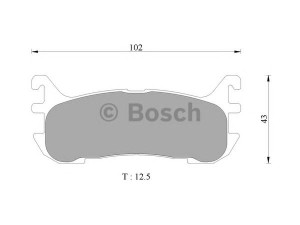 BOSCH 0 986 AB9 070 stabdžių trinkelių rinkinys, diskinis stabdys 
 Techninės priežiūros dalys -> Papildomas remontas