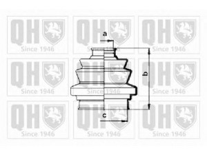 QUINTON HAZELL QJB122 gofruotoji membrana, kardaninis velenas 
 Ratų pavara -> Gofruotoji membrana
33 21 1 195 463, 33 21 1 208 443