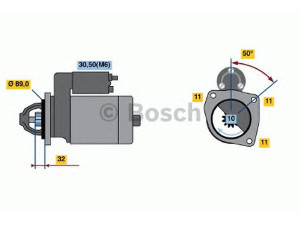 BOSCH 0 001 108 111 starteris 
 Elektros įranga -> Starterio sistema -> Starteris
5027117, 91BB 11000 JA, 91BX 11000 JA