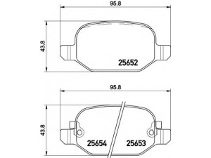 HELLA 8DB 355 020-761 stabdžių trinkelių rinkinys, diskinis stabdys 
 Techninės priežiūros dalys -> Papildomas remontas
77366456, 77366993