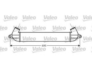 VALEO 818712 tarpinis suslėgto oro aušintuvas, kompresorius 
 Variklis -> Oro tiekimas -> Įkrovos agregatas (turbo/superįkrova) -> Tarpinis suslėgto oro aušintuvas
51718953